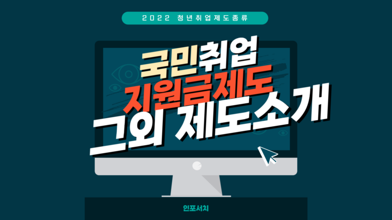 국민취업지원금 신청방법 2022