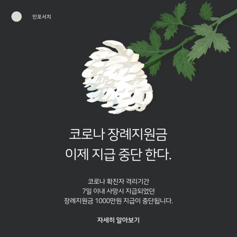 코로나 장례지원금